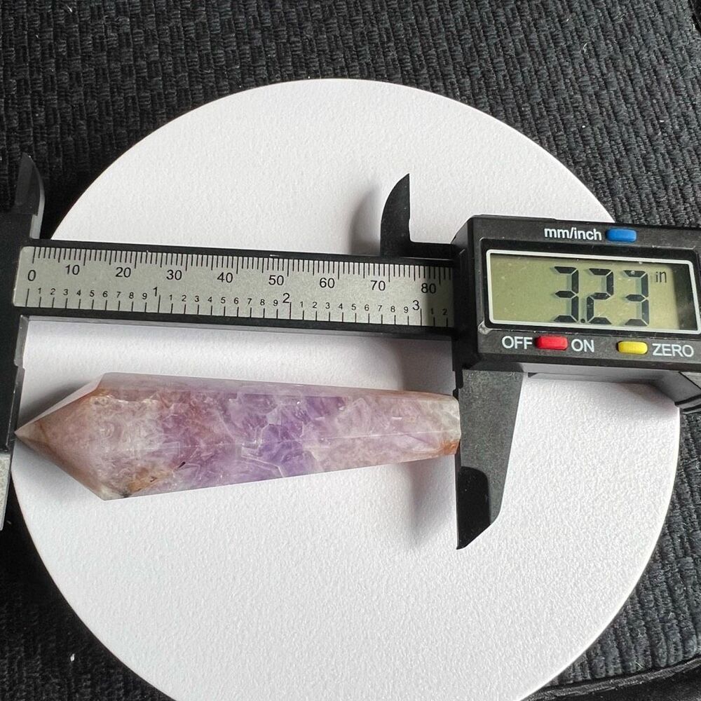 Amethyst Crazy Lace Crystal Wand - Picture 10 of 11